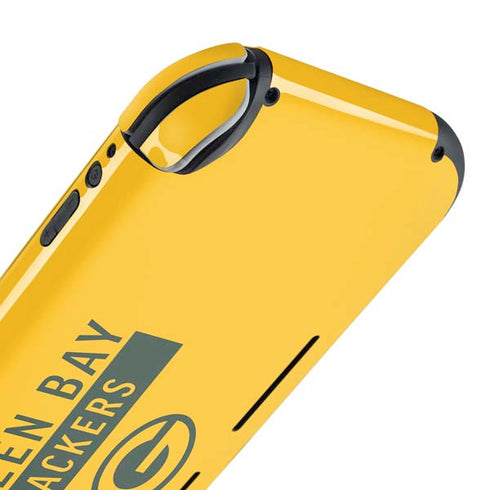 NFL Green Bay Packers Yellow Performance Series Nintendo Switch Lite Skin